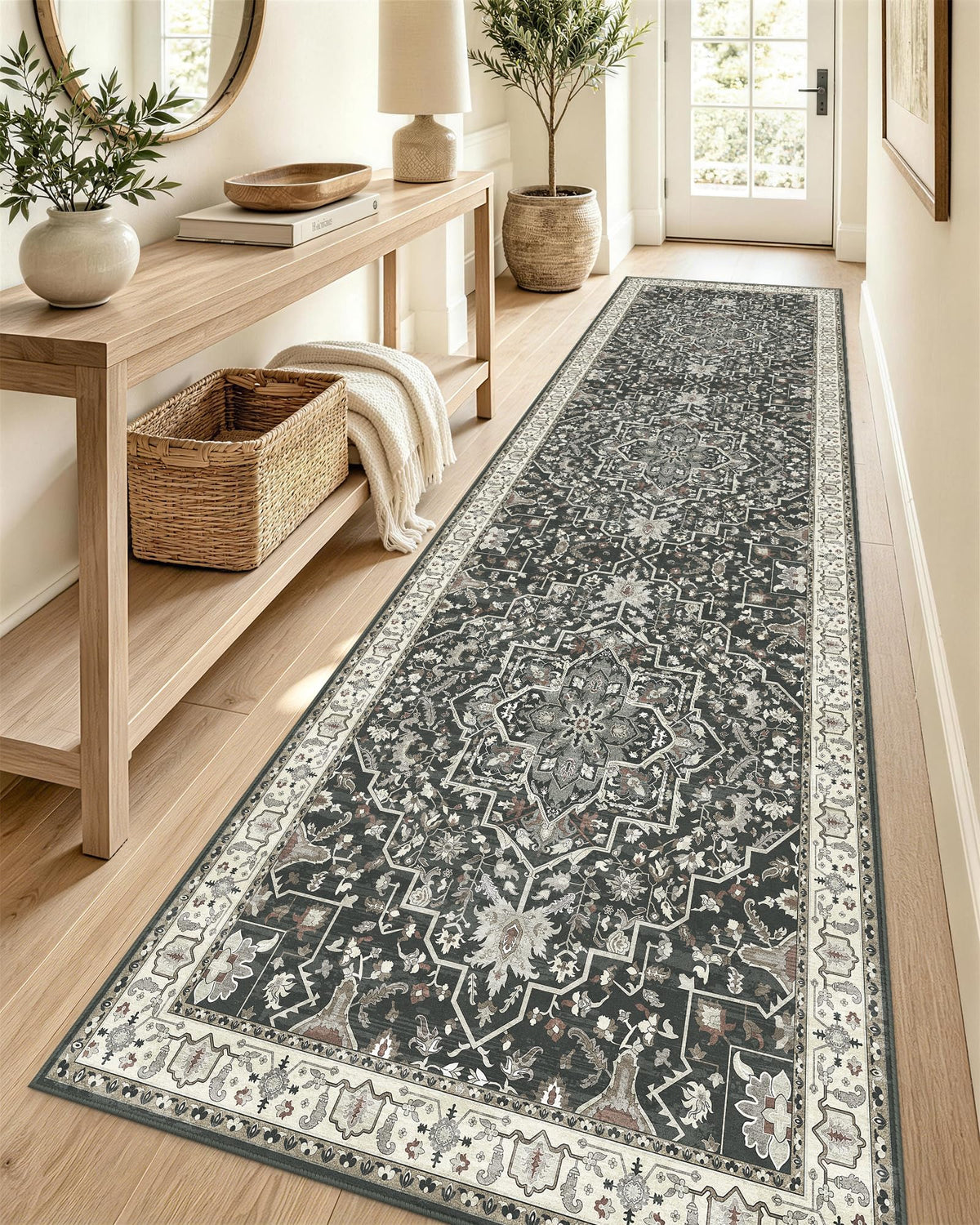 OLANLY 2x6 Washable Runner Rug, Soft Non Slip Carpet for Hallway Kitchen