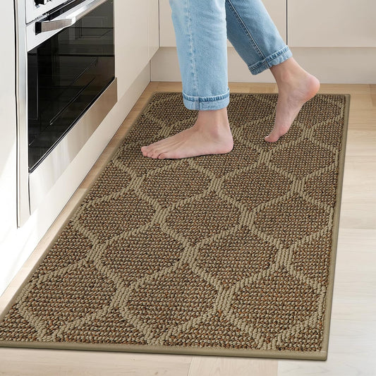 COSY HOMEER Kitchen Rugs Non Slip Washable 20"x32",Absorbent Kitchen Mat