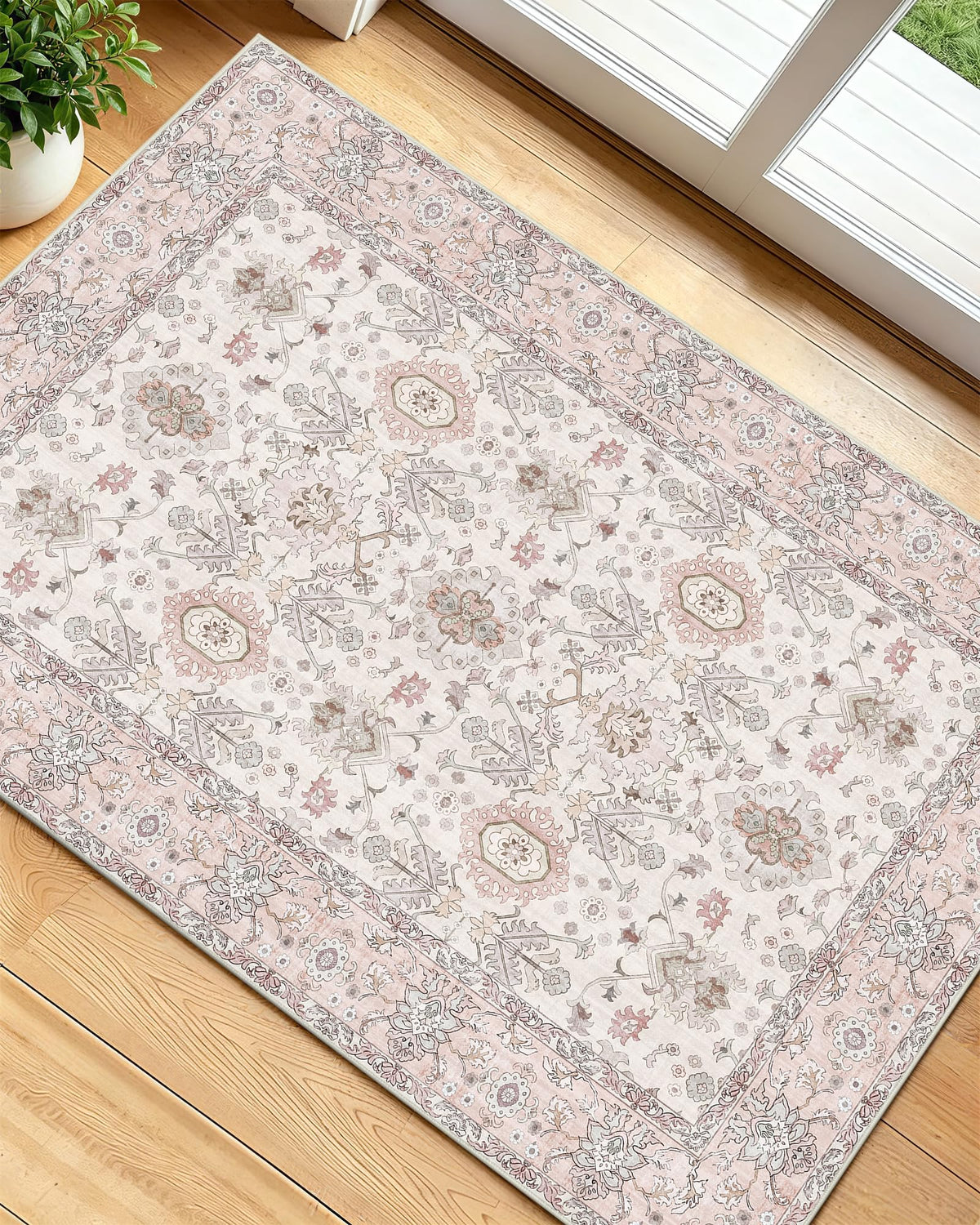 OLANLY 2x6 Washable Runner Rug, Soft Non Slip Carpet for Hallway Kitchen