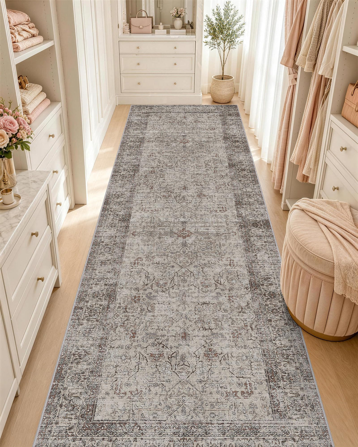 OLANLY 2x6 Washable Runner Rug, Soft Non Slip Carpet for Hallway Kitchen