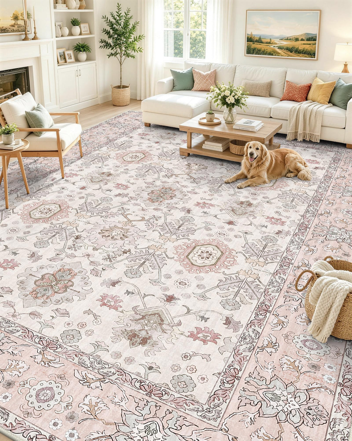 OLANLY 2x6 Washable Runner Rug, Soft Non Slip Carpet for Hallway Kitchen