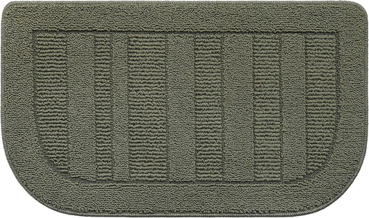 BEQHAUSE 30x18 Inch Kitchen Rugs Non Slip Washable Kitchen Sink Rug, Green