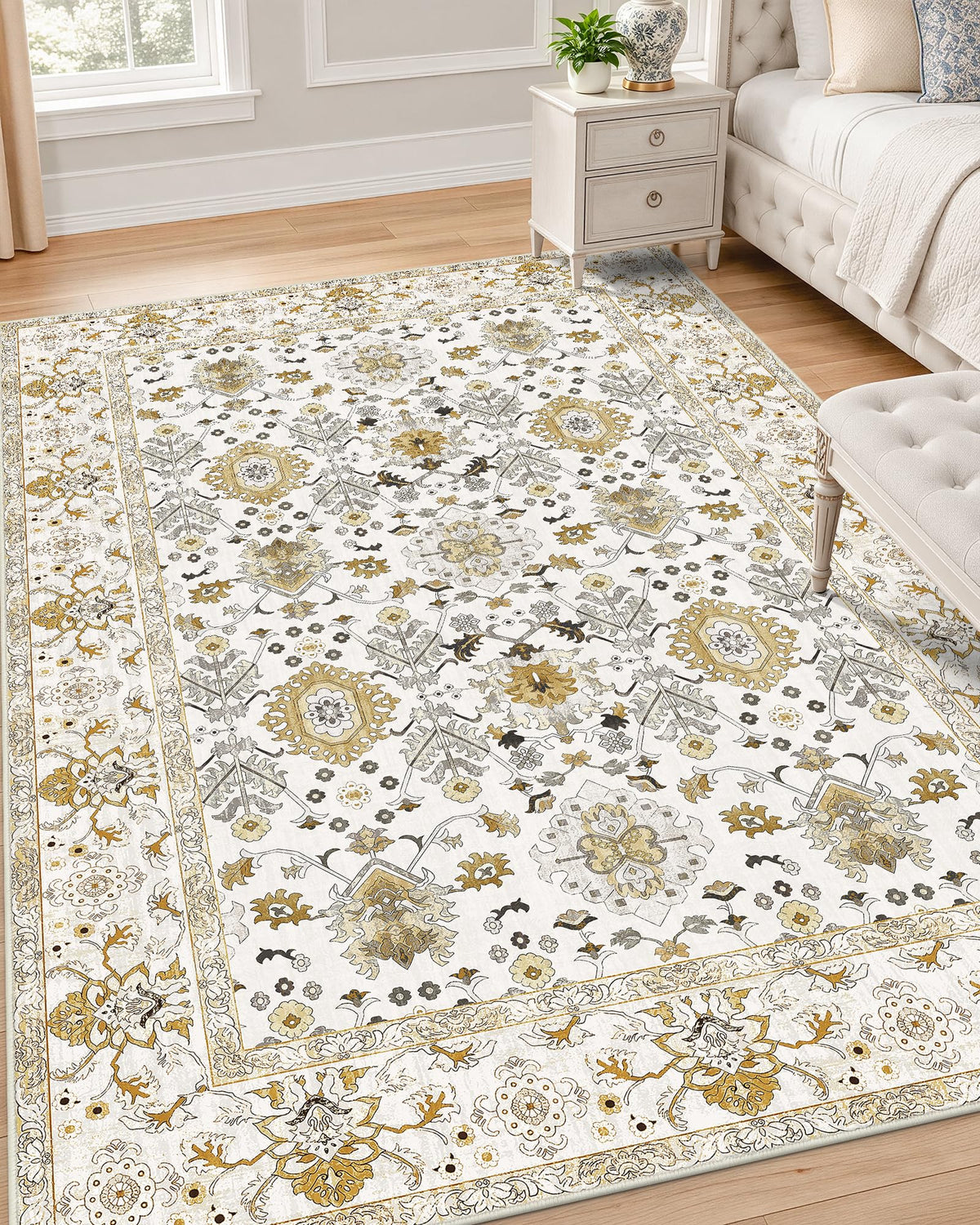 OLANLY 2x6 Washable Runner Rug, Soft Non Slip Carpet for Hallway Kitchen