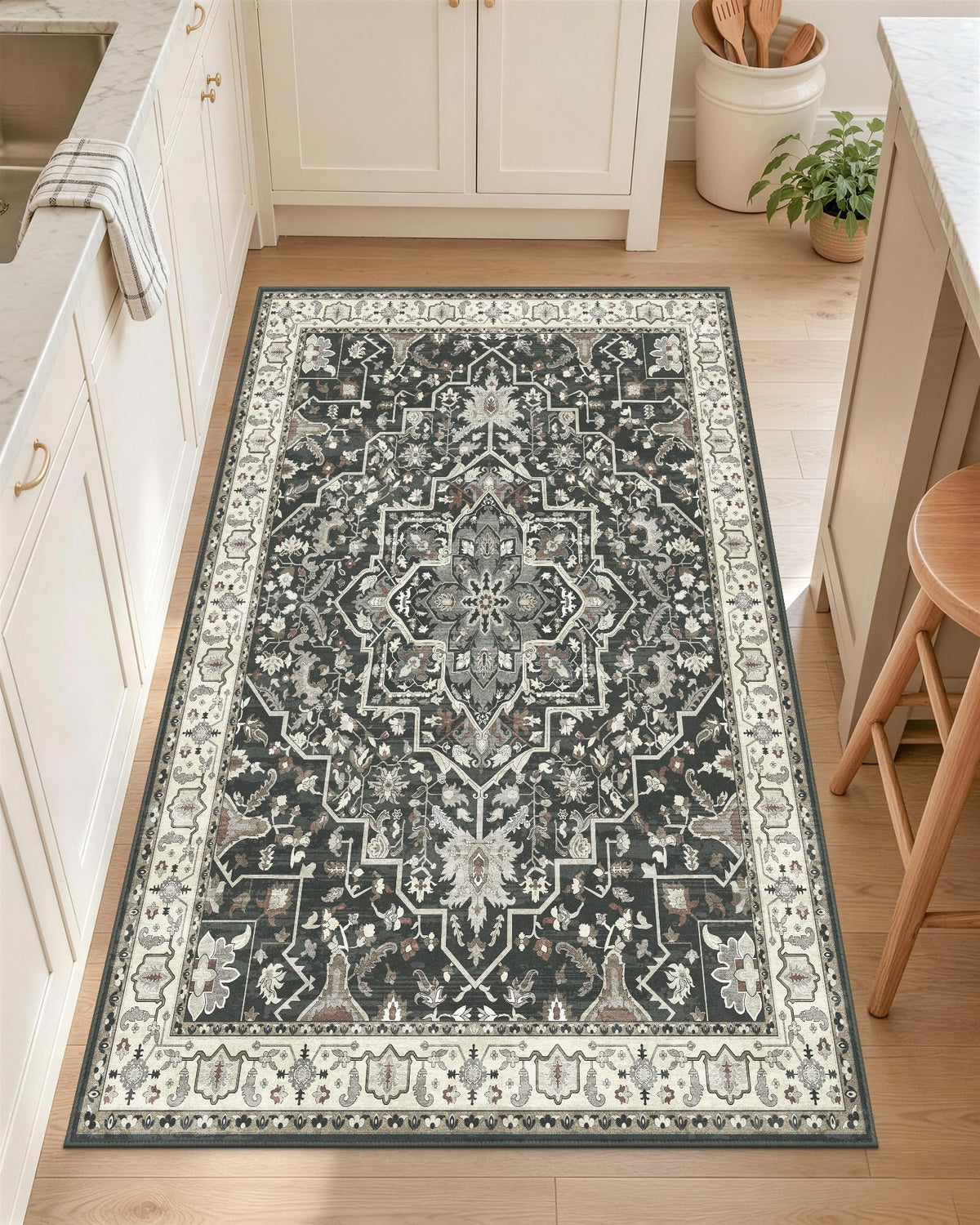 OLANLY 2x6 Washable Runner Rug, Soft Non Slip Carpet for Hallway Kitchen