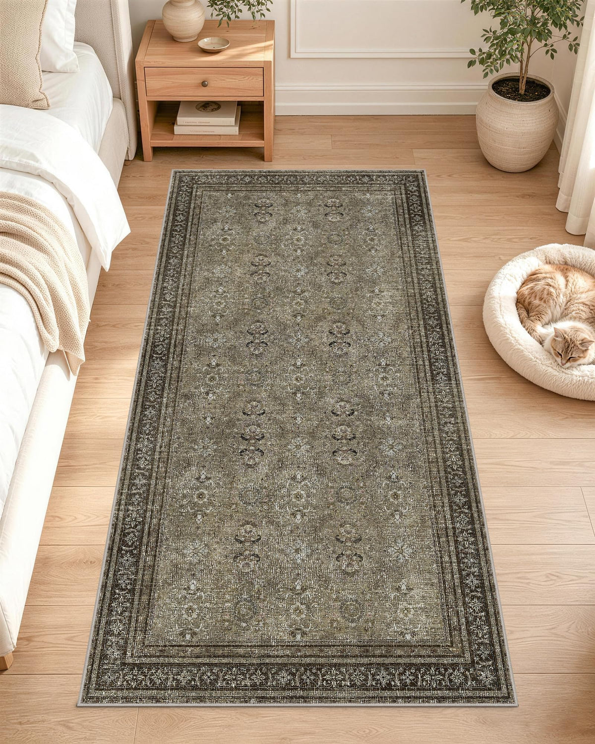 OLANLY 2x6 Washable Runner Rug, Soft Non Slip Carpet for Hallway Kitchen