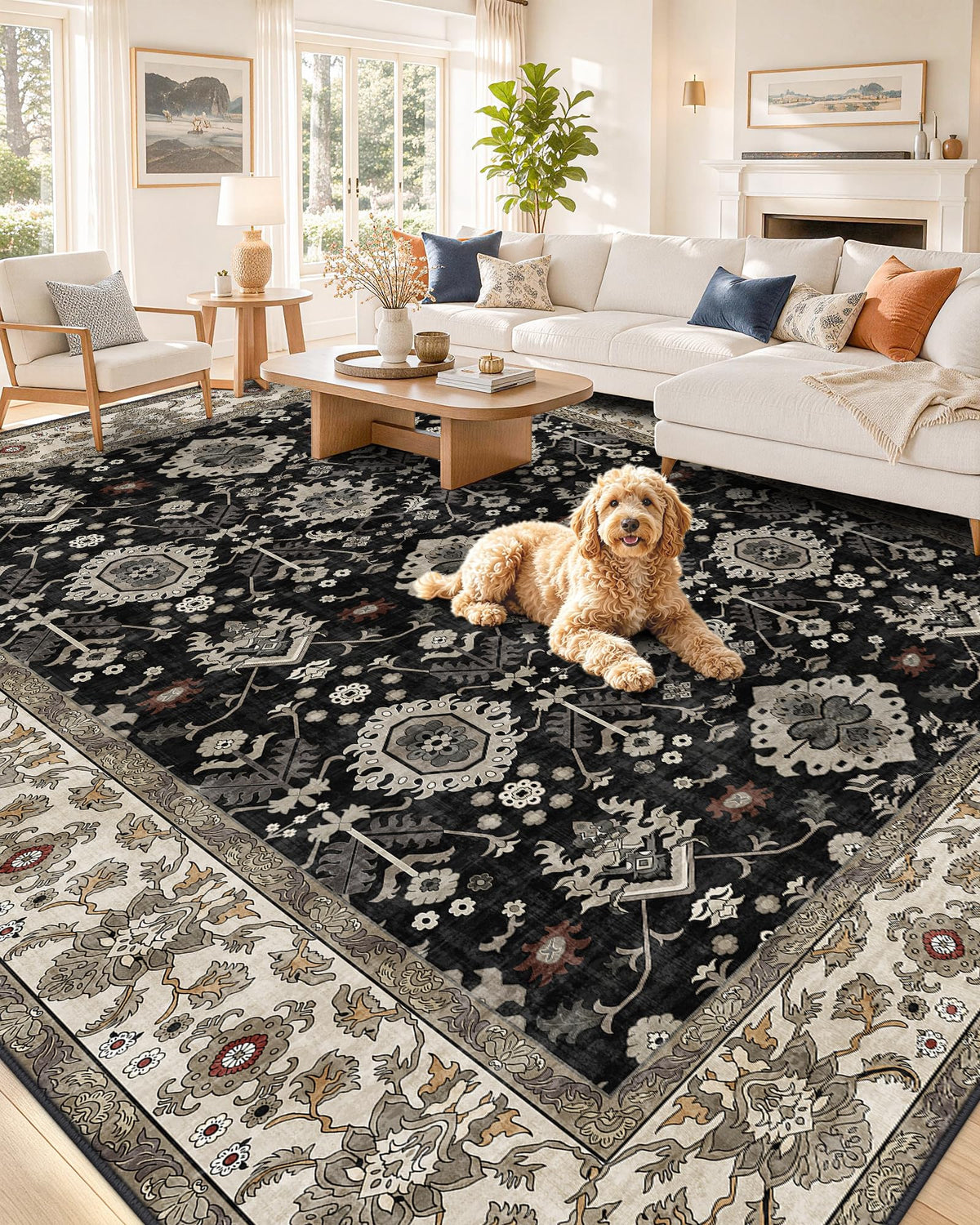 OLANLY 2x6 Washable Runner Rug, Soft Non Slip Carpet for Hallway Kitchen