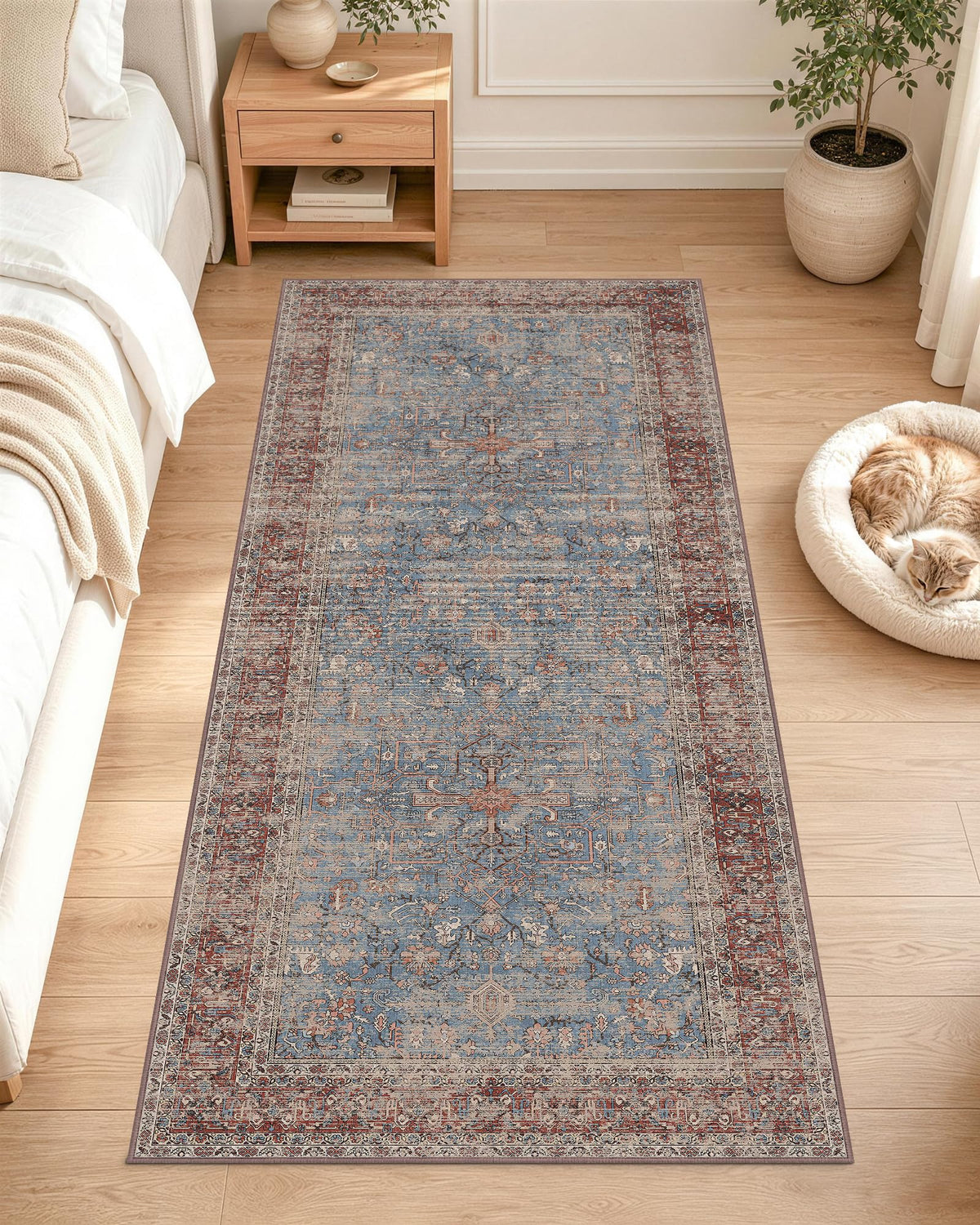 OLANLY 2x6 Washable Runner Rug, Soft Non Slip Carpet for Hallway Kitchen