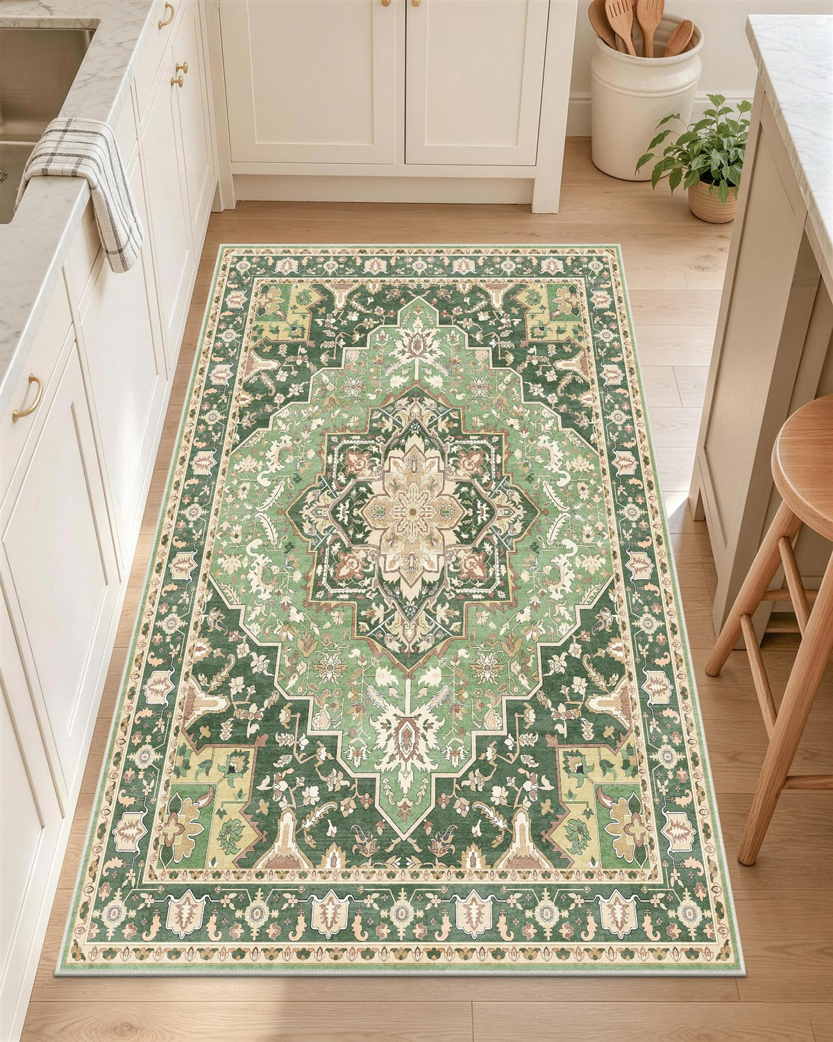 OLANLY 2x6 Washable Runner Rug, Soft Non Slip Carpet for Hallway Kitchen