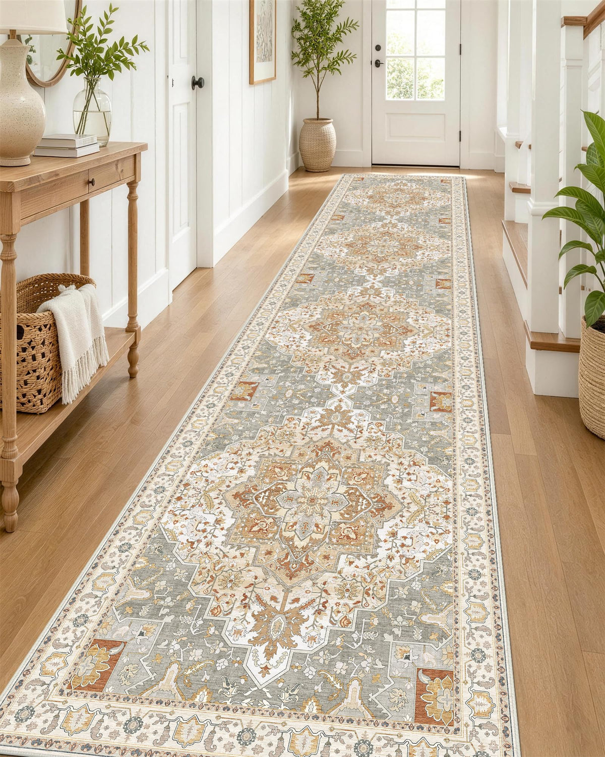 OLANLY 2x6 Washable Runner Rug, Soft Non Slip Carpet for Hallway Kitchen