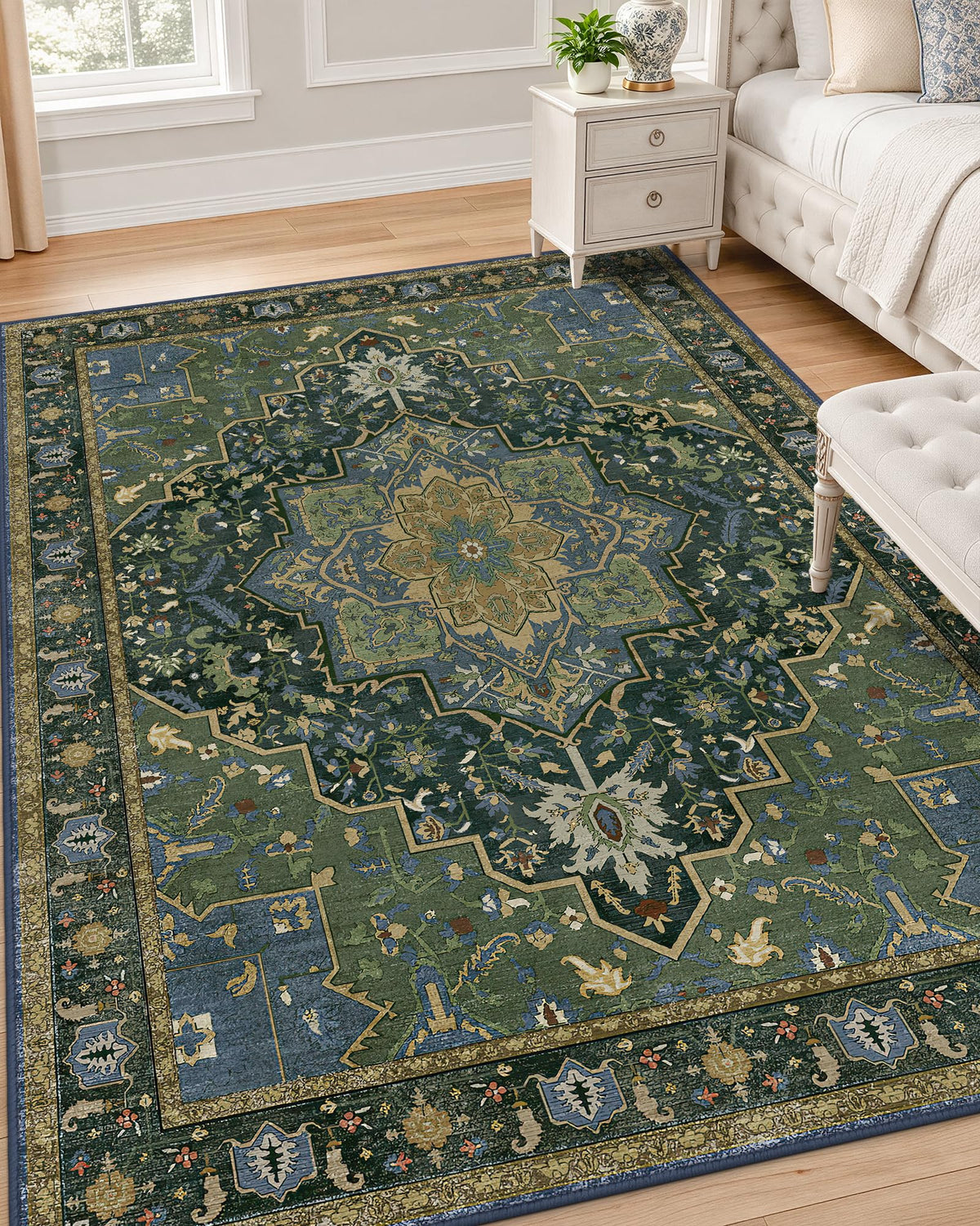 OLANLY 2x6 Washable Runner Rug, Soft Non Slip Carpet for Hallway Kitchen
