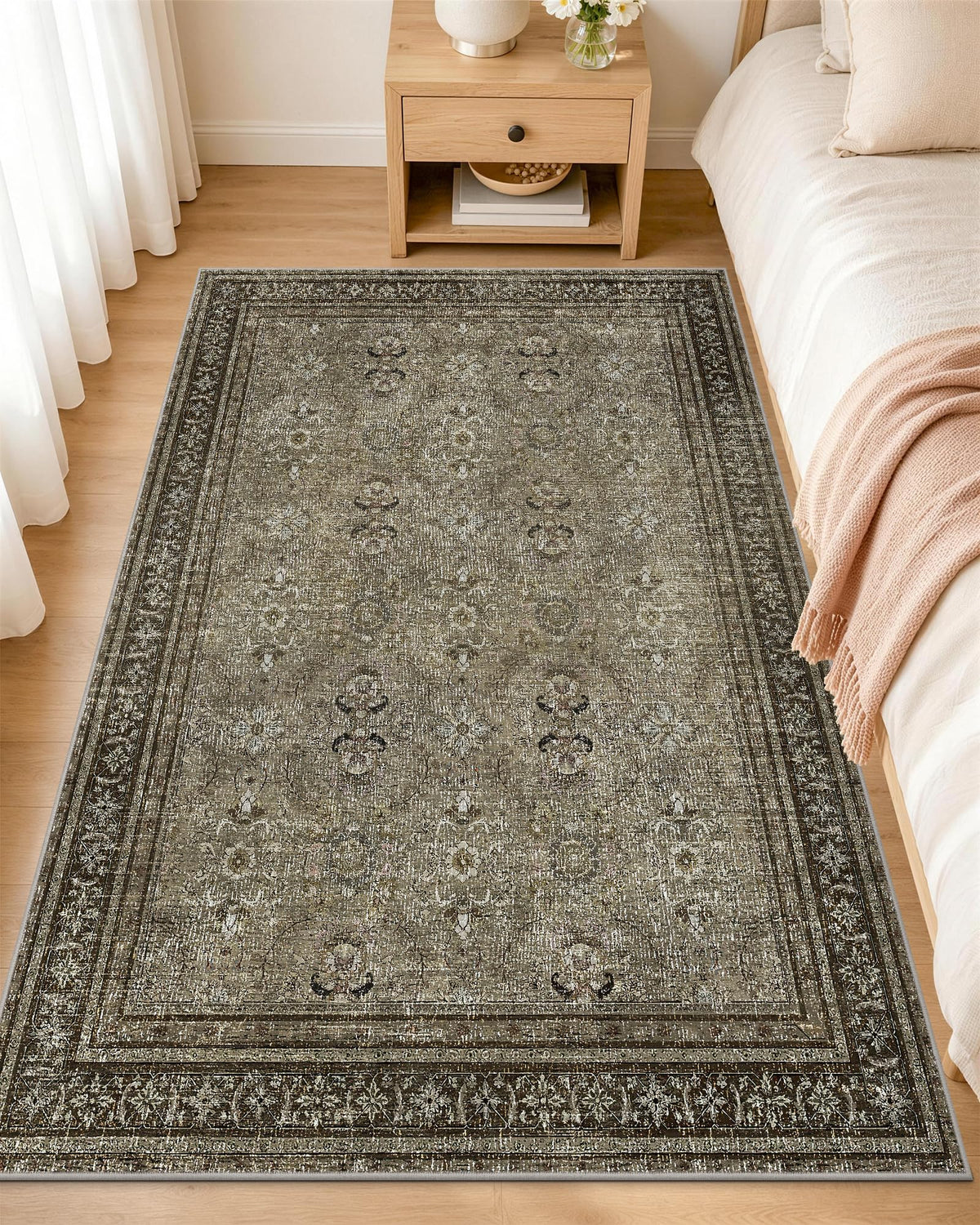 OLANLY 2x6 Washable Runner Rug, Soft Non Slip Carpet for Hallway Kitchen