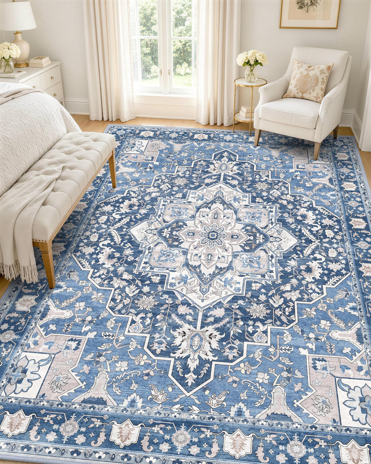 OLANLY 2x6 Washable Runner Rug, Soft Non Slip Carpet for Hallway Kitchen