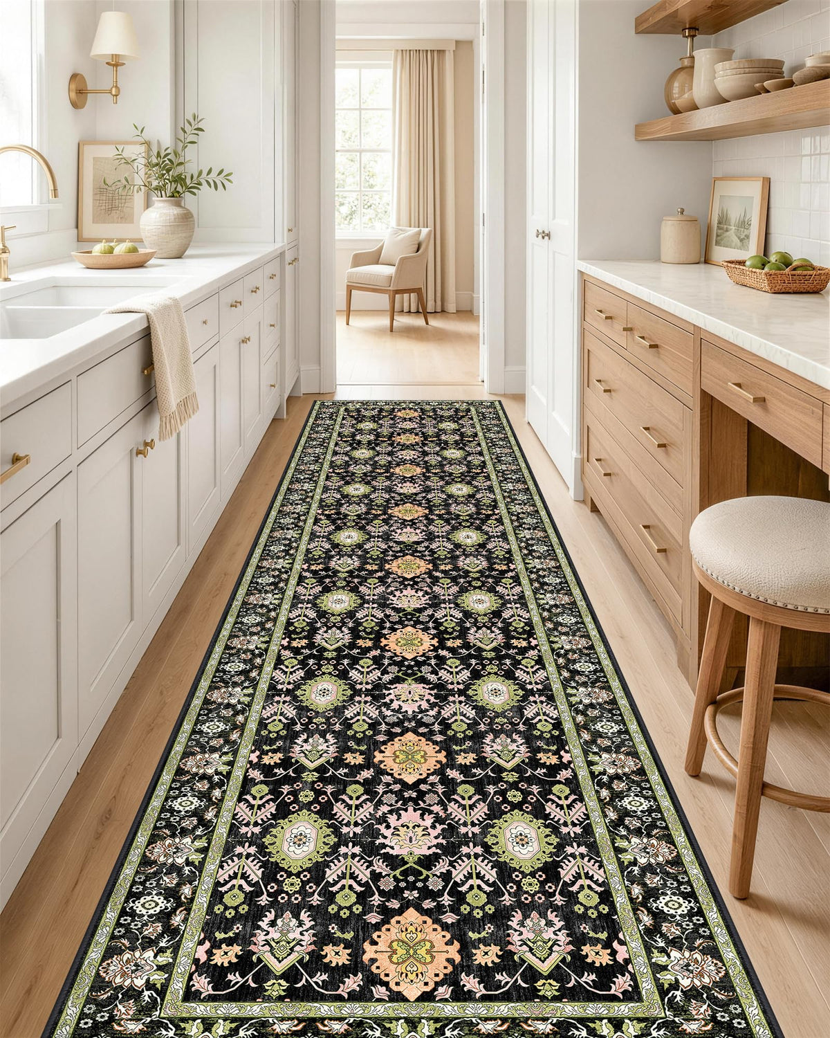 OLANLY 2x6 Washable Runner Rug, Soft Non Slip Carpet for Hallway Kitchen